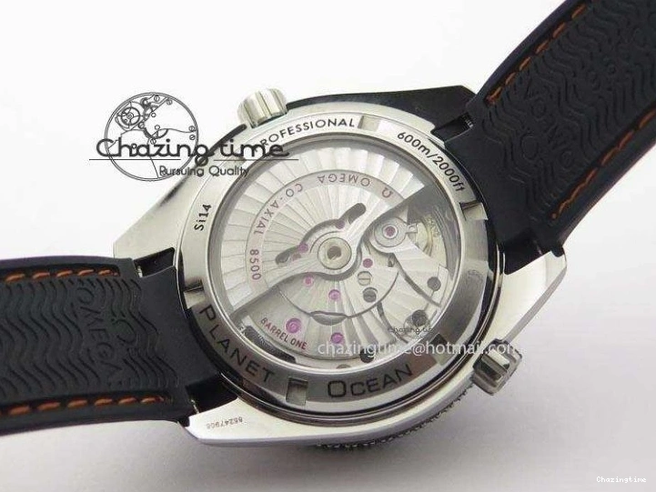 0118 Planet Ocean SS Bp Maker 45mm Black Bezel Orange Numbers On Black Rubber Strap A Popular 8220